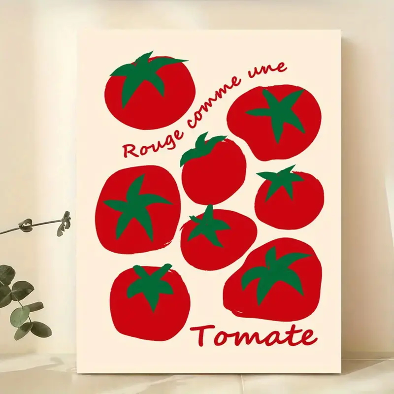 Sustainable Living Products - Moderne bunte rote Tomaten Wandkunst Drucke