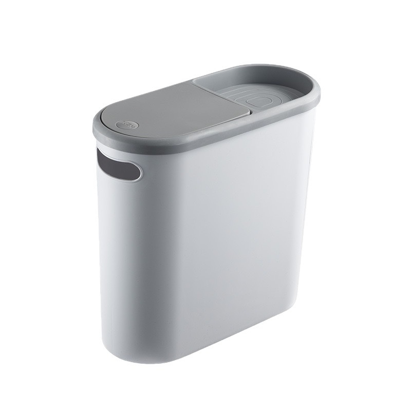 Compost Bin Countertop - Schmaler Mülleimer mit Druckdeckel für Küche,