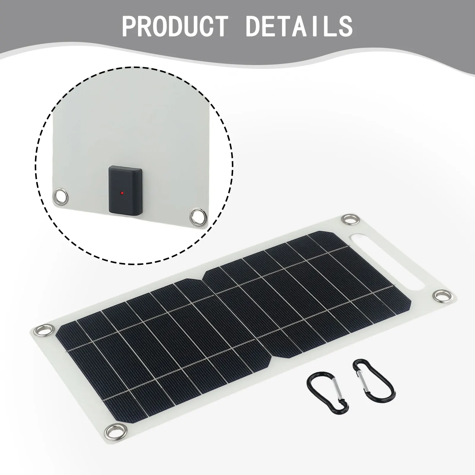 Sustainable Living Is - 5V Solarpanel 10W 5V 10W Solarladegerät