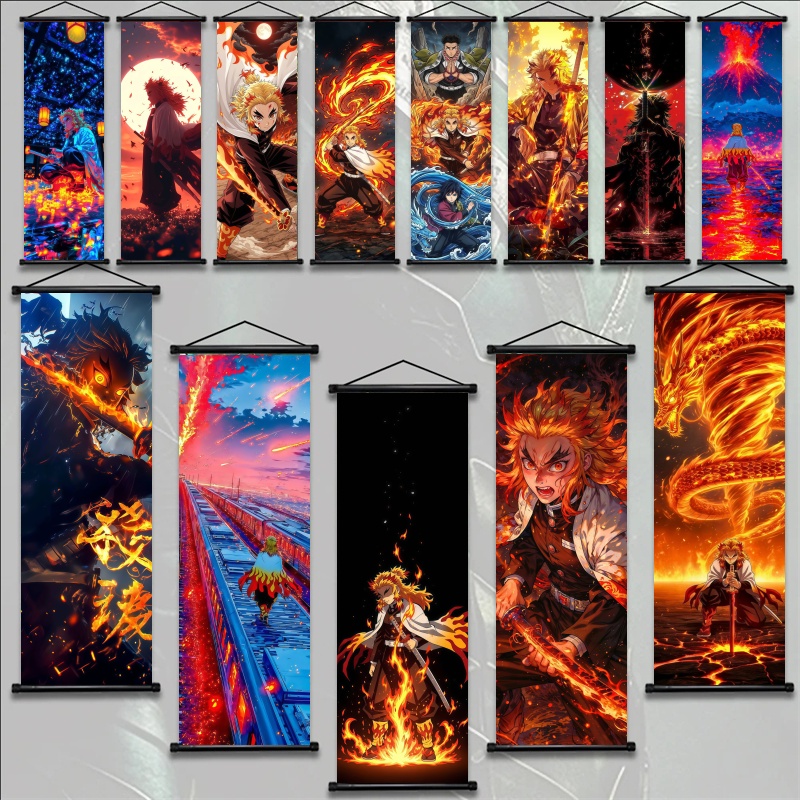 Sustainable Living Products - Demon Slayer Kyojuro Rengoku HD-Druck Anime