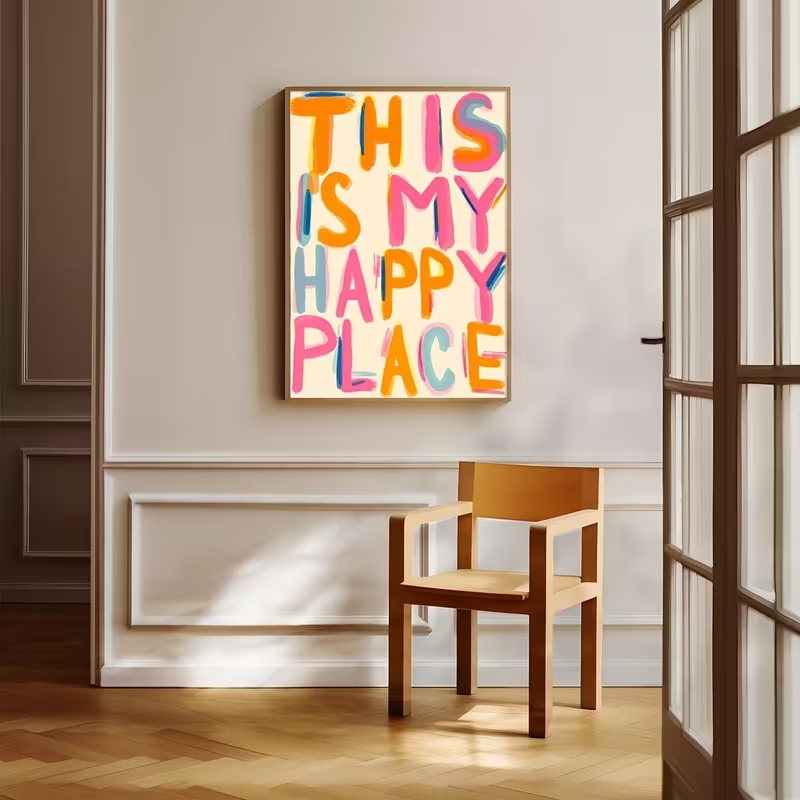 Moderner Wandkunstdruck mit Sp – Sustainable Living Products Bewertung und Preis