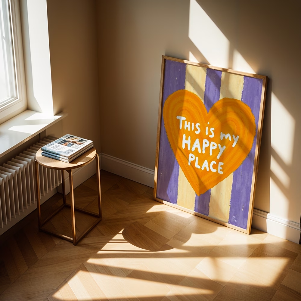 Moderner, Retro-Wandkunstdruck – Sustainable Living Products Bewertung und Preis